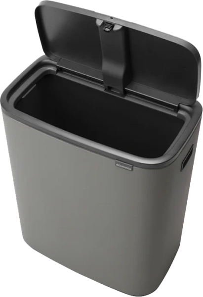 Мусорное ведро Brabantia Bo Touch Bin 223129 60 л, серое