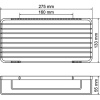 полка корзина wasserkraft k-72222 цвет хром