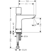 кран для холодной воды hansgrohe talis e 71719000