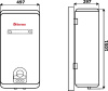 водонагреватель thermex flat plus if 80 v