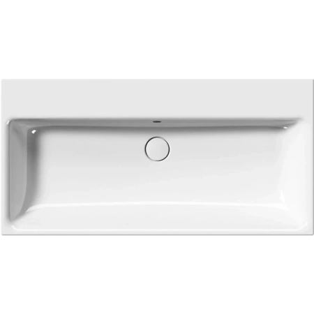 раковина gsi nubes 9623111 подвесная, 100x46 см, bianco lucido (белый глянец)