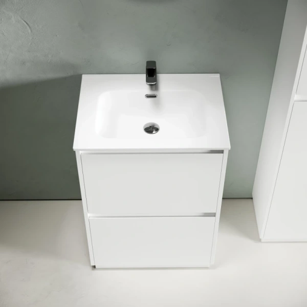 тумба под раковину sancos libra floor 60 lb60fw белый глянец