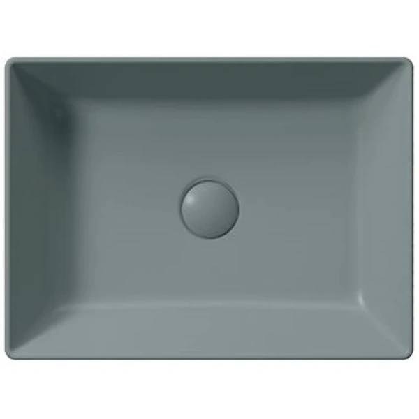 раковина gsi kube x 942904 накладная, 50x37 см, agave opaco (зеленый матовый)