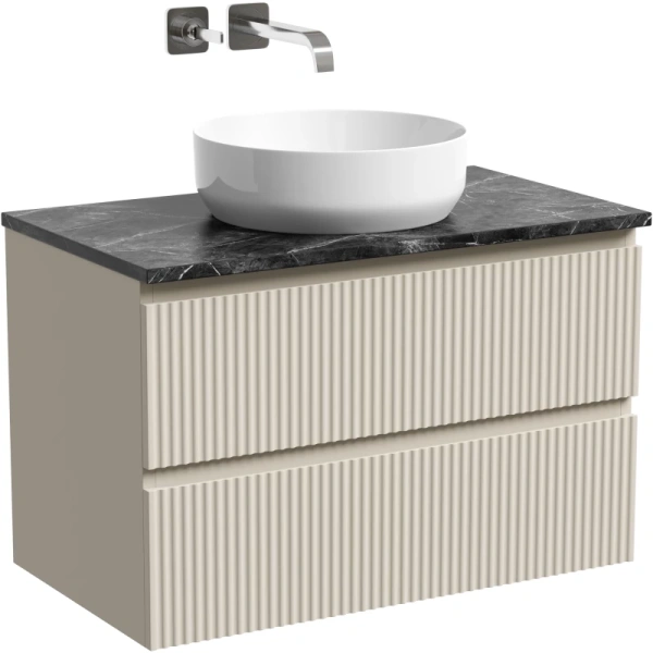 тумба под раковину sancos snob r 80 snr80ce подвесная beige soft