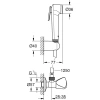 гигиенический набор grohe tempesta-f 27514001