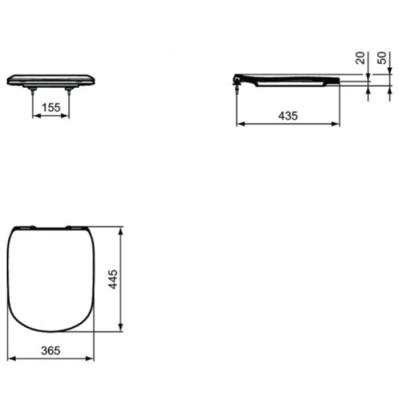 комплект подвесной унитаз t007901 + t352701 + система инсталляции r020467 + r0108aa ideal standard prosys tesi t387201r0108aa