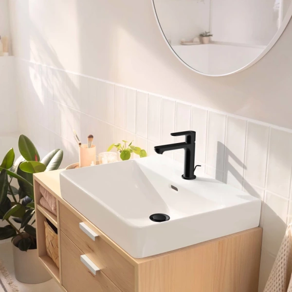 смеситель для раковины без донного клапана coolstart hansgrohe rebris s 72520670
