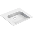 Раковина GSI Community 7634011 подвесная, 60x55 см, Bianco lucido (Белый глянец)