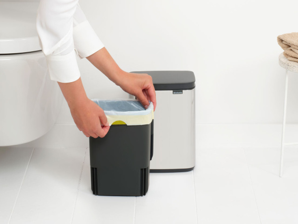 Мусорное ведро Brabantia Bo 222788 4 л, полированная сталь