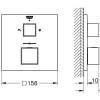 термостат для ванны grohe grohtherm cube 24154000