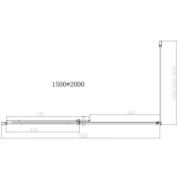 душевой уголок 150х100 см vincea dice vsr-4d1015cl прозрачное