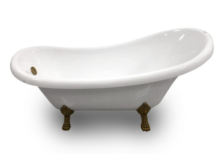 Акриловая ванна Gemy G9030 D 175х85 (фурнитура бронза)