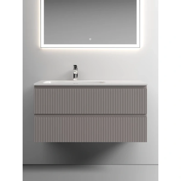 тумба под раковину sancos snob t 100 l snt100lsm подвесная doha soft