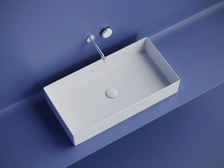 раковина ceramicanova element cn6071 накладная, 70.1x36.1 см, белая