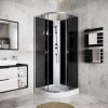 душевая кабина niagara eco 90x90 e90/13/tn/bk без гидромассажа