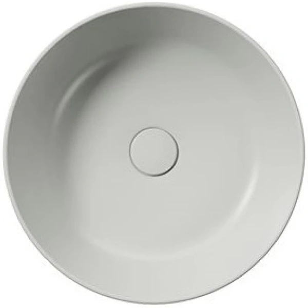 раковина gsi kube x 942717 накладная, ø45 см, cenere opaco (серый матовый)