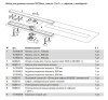 дренажный канал tece tecelinus 15103069, 600x135x67 мм, 2 в 1, с основой для плитки tile и панелью steel, нержавеющая сталь