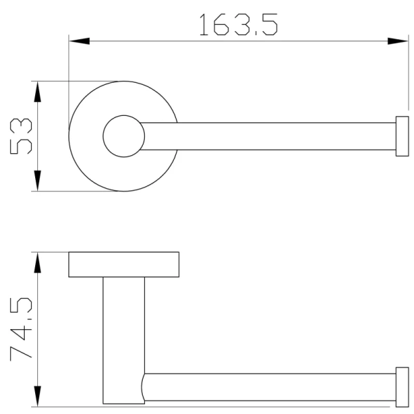 Держатель туалетной бумаги Wonzon & Woghand Easy WW-8156 хром