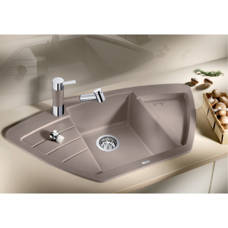 кухонная мойка blanco zia 9 e 514760 шампань