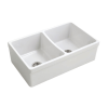 Раковина двойная Simas LAVABI Q532 bi хозяйственная, 83x50x25 см, белая