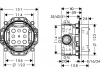 внутренняя часть hansgrohe ibox universal 01800180