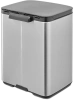 мусорное ведро brabantia bo 222962 7 л, матовая сталь