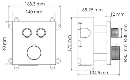 термостат для ванны wasserkraft elbe 7448 thermo