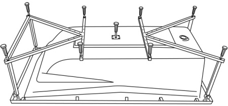 акриловая ванна excellent palace smart waex.pal18.smart 180x80