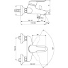 смеситель для ванны с душем vidima сева ii ba049aa