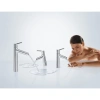 смеситель для раковины 80, lowflow, с донным клапаном hansgrohe talis s 72015000