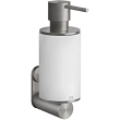Дозатор для жидкого мыла Gessi Gessi316 54713#239 настенный, белый, цвет STEEL BRUSHED