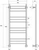полотенцесушитель электрический energy g ergo 120x50