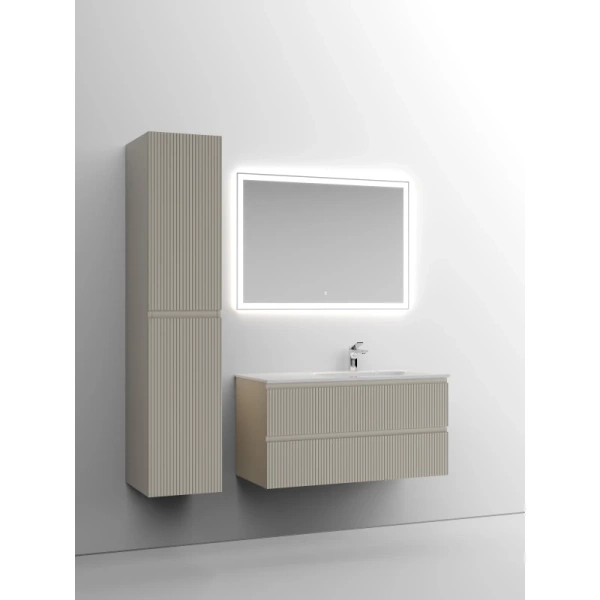 тумба под раковину sancos snob t 100 r snt100rce подвесная beige soft