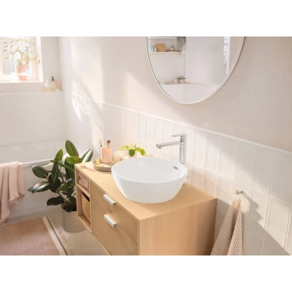 смеситель для раковины с донным клапаном coolstart hansgrohe rebris s 72580000