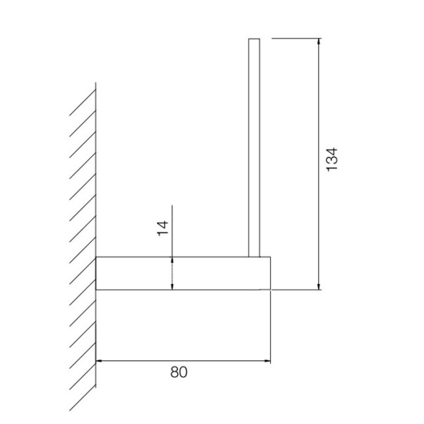 Держатель туалетной бумагиFima Carlo Frattini Quadra F6025/2CR