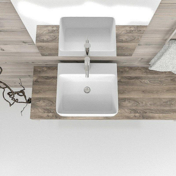 раковина esbano circon 46 esrncirc46w белая