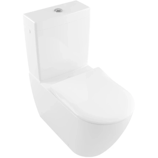 унитаз напольный безободковый villeroy&boch subway 2.0 5617r001 белый