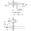 смеситель для раковины без донного клапана grohe eurosmart cosmopolitan 19381000