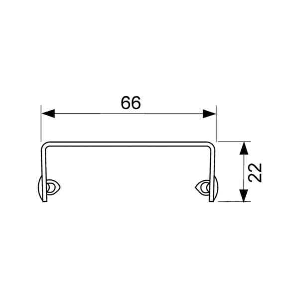 решетка декоративная tece tecedrainline basic 600910 90 см, нержавеющая сталь,полированная