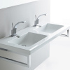 раковина полувстраиваемая disegno ceramica light lh120db101 двойная