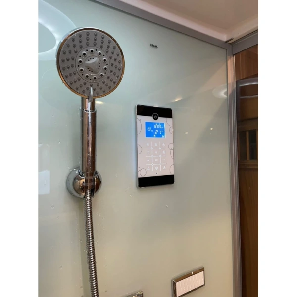 душевая кабина 90x85x218 см frank f501-1 2015337 прозрачное
