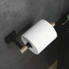 держатель туалетной бумаги rose rg3005h черный