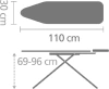 гладильная доска brabantia a 242069 110x30, новая заря