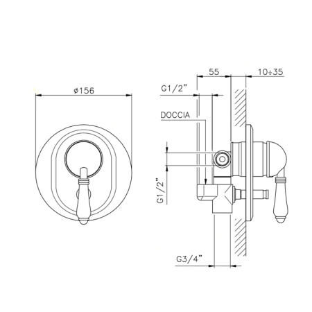 внутренняя часть nicolazzi 4060 для смесителя