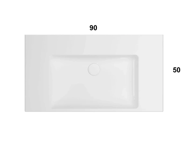 раковина globo i classici scq93bi подвесная, 1 отверстие под смеситель, 90x50 см, белая