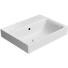 раковина gsi nubes 9682009 подвесная, 50x40 см, bianco opaco (белый матовый)