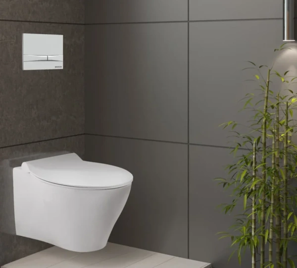 клавиша для инсталляции berges novum f1 040051 для унитаза, абс-пластик, белая глянцевая