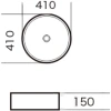 раковина-чаша grossman 41 gr-3013, белая