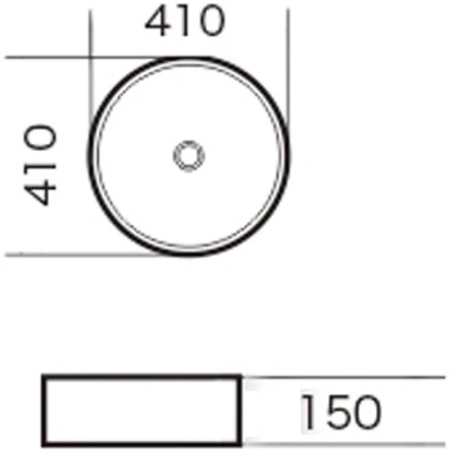 раковина-чаша grossman 41 gr-3013, белая