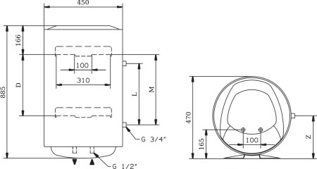 накопительный водонагреватель ariston lydos eco abs pw 100 v электрический